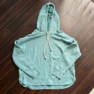Women’s teal hooded sweatshirt